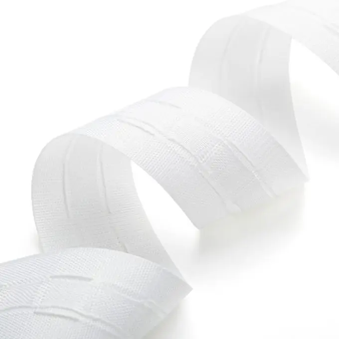 Aktuell Gardinenband mit mehreren Taschen, Meterware, 35 mm