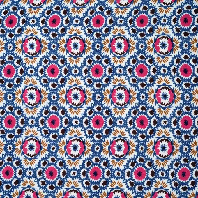 Kracherpreis Viskosestoff Roseline 135cm Breite Blau