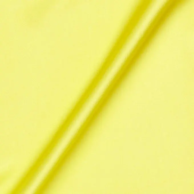 Neuheit Seidenstoff einfarbig gelb