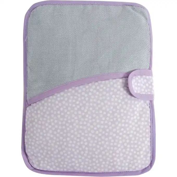 Finale Aktion Stickerei Gesundheitsbuchhülle 20x27cm – Parme