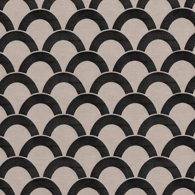 Limited Edition Jacquardstoff Schuppenmuster