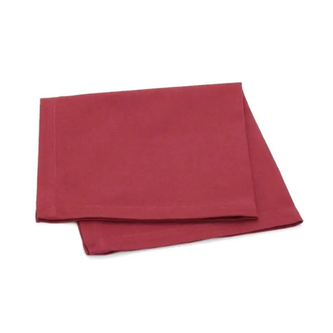 Sonderaktion Bordeauxrote Basic Serviette 40x40cm Unifarben