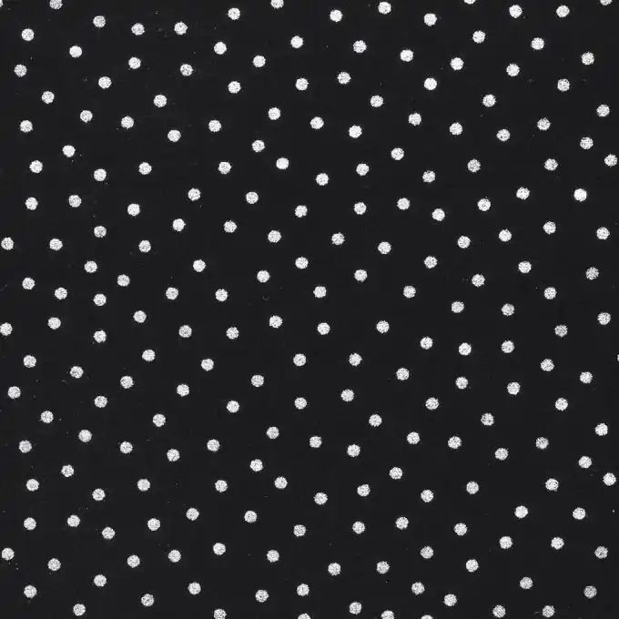 Meistverkauft Metall-Punkte Baumwollstoff 145cm Laize