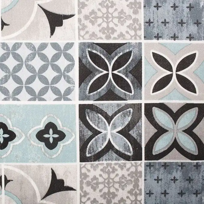 Meistverkauft Serge imprime carreaux de ciment bleu