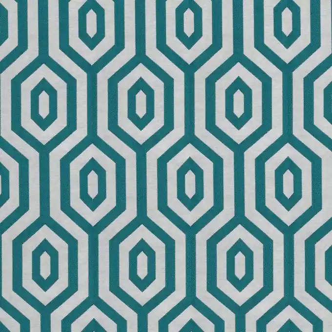 Gratis Versand Jacquard-Stoff Chrysler Hexagon 140cm Breite