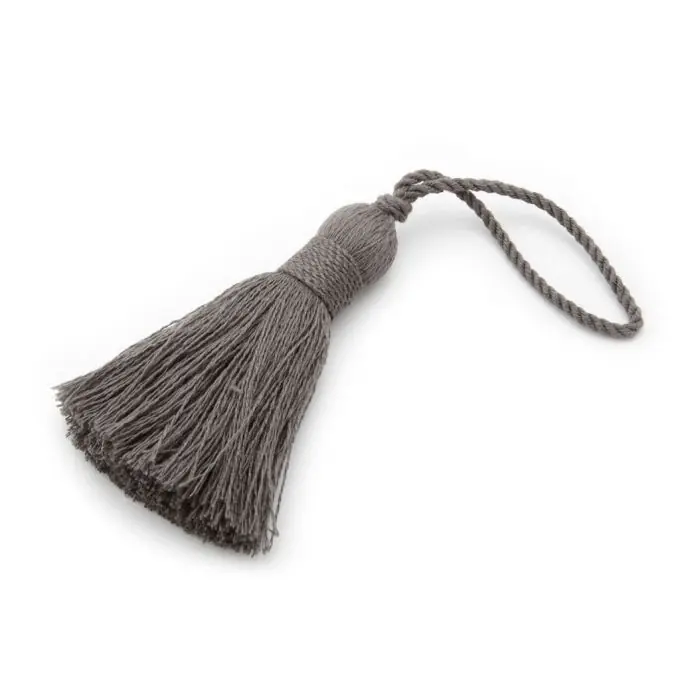 Matte, anthrazitgraue Quaste, großes Modell Geld-Zurück-Garantie