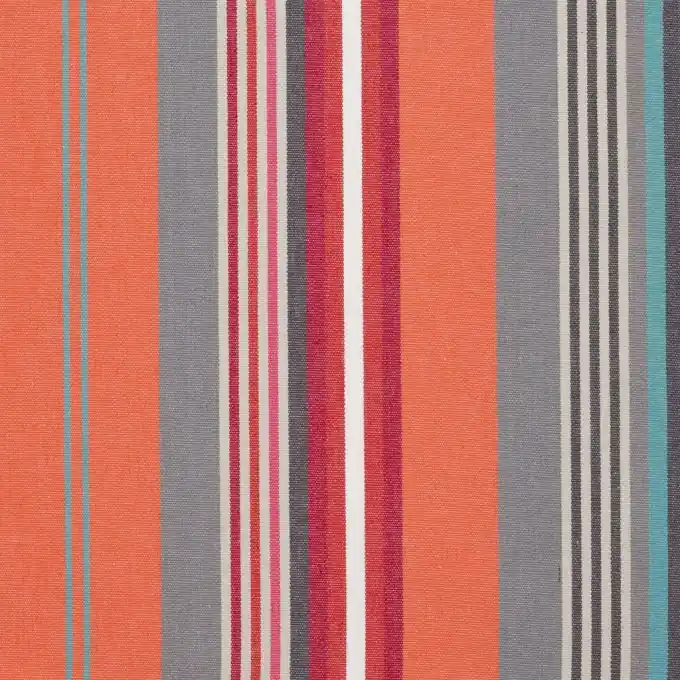 Orange gestreifter Anti-Flecken-Stoff Premium