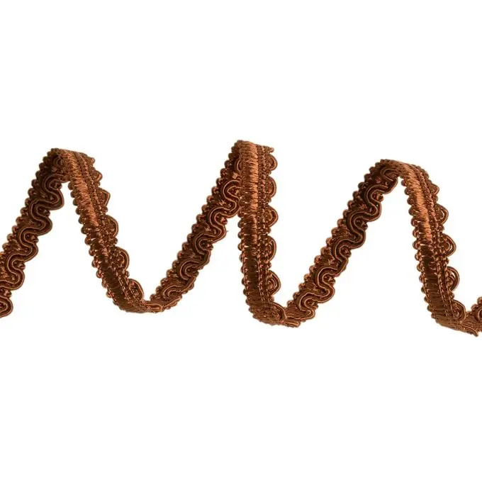 Schnäppchen Orangefarbenes Lézarde-Galon 11mm Glänzend