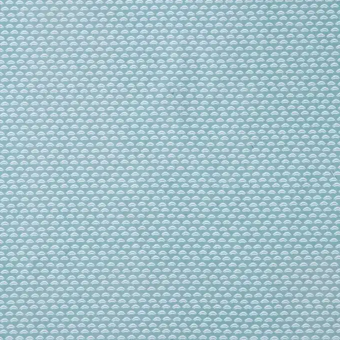 Gleich Bestellen Baumwollstoff Welle blau