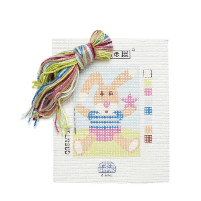 Garantierte Lieferung Grobmaschiges Stickset Doudou Hase 13×18 cm