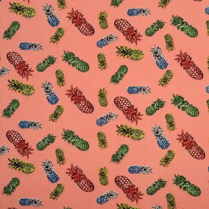 Mengenrabatt Viskosestoff Ananas