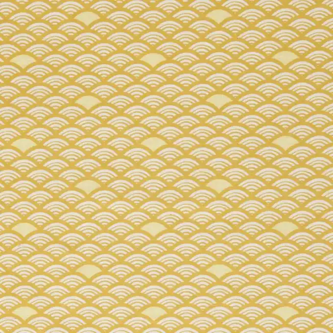 Baumwollstoff mit Schuppenmuster Must-Have