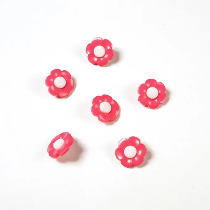 Knöpfe in Form von Margeriten fuchsia Sofort Bestellen