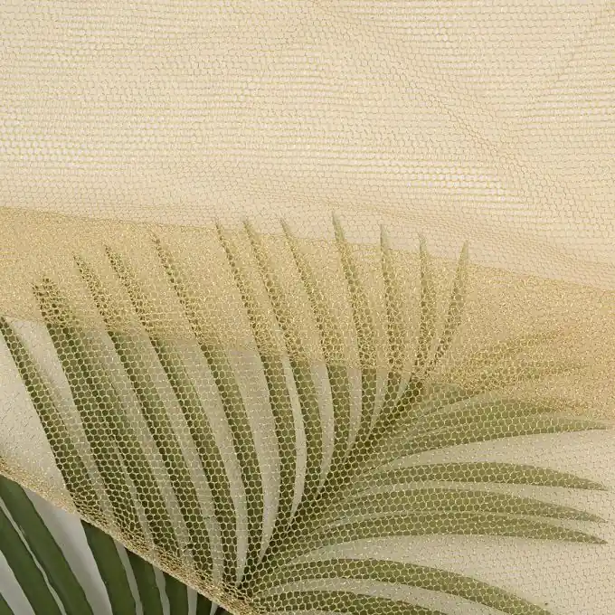 Netzstooff Lurex, goldfarben Billig