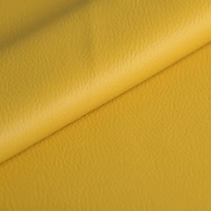 Einfarbiges Kunstleder Karia in Kurkuma Schnäppchen