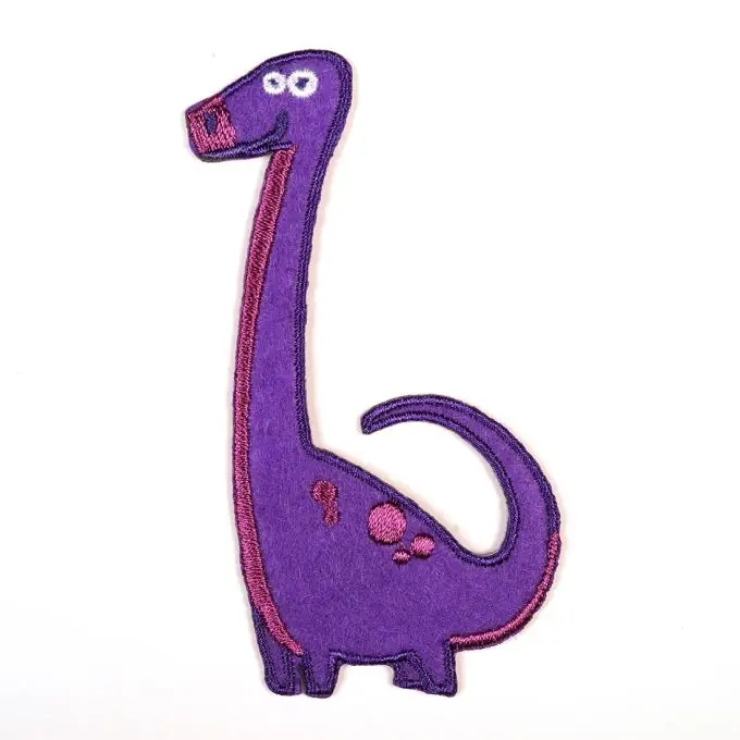 Bügelbild Dino violet Mega-Angebot