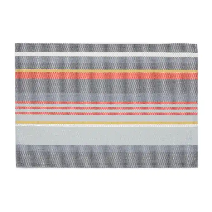 Streifen Tischset 45 cm – Rot & Weiß Sonderangebot