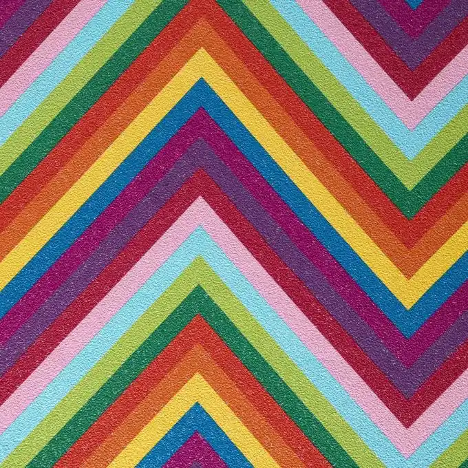 Bestseller Regenbogen Kunstlederstoff, 140 cm Breite