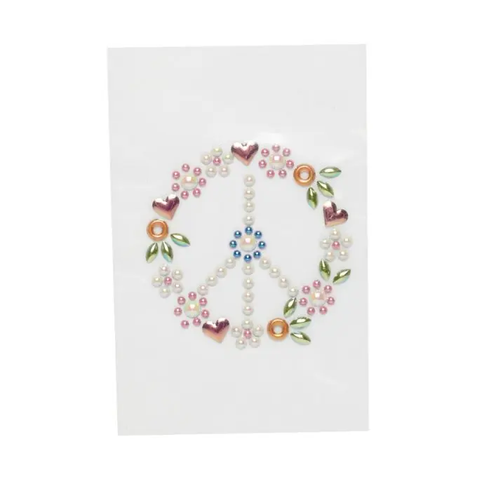 Knallerangebot Thermoklebende Verzierung Peace&Love