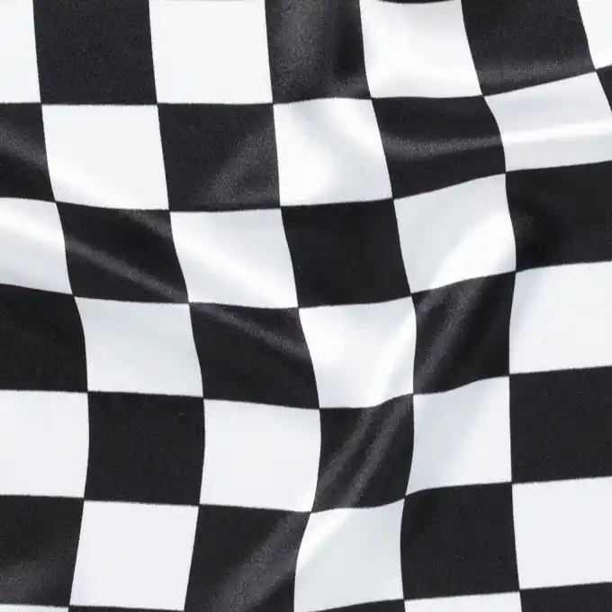 Gewebe in Rallyeflaggen-Schachbrettmuster Bestpreis