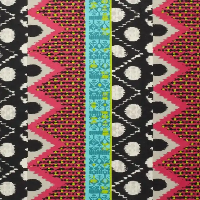 Baumwollstoff Ethnomuster Bongo extra breit Neu