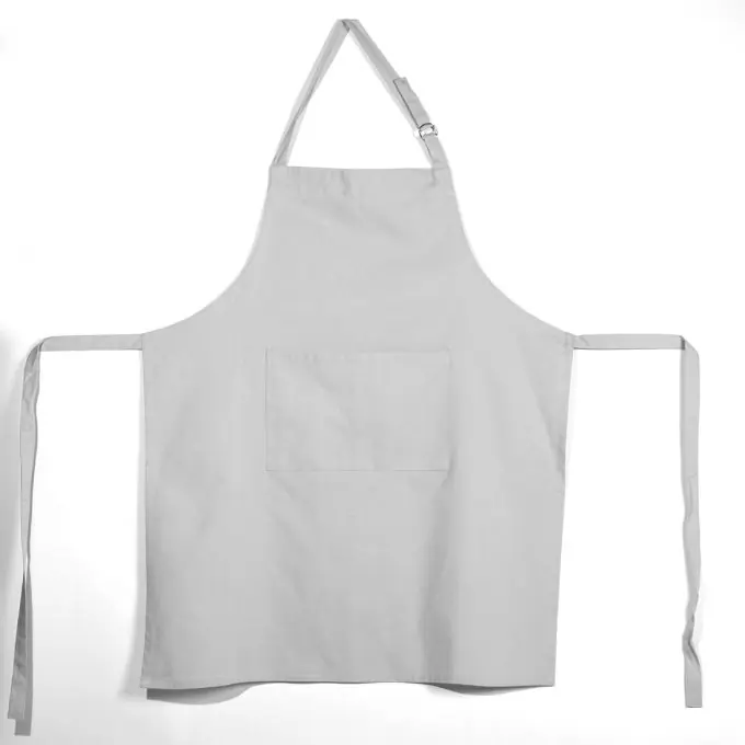 Einfarbige Schürze, grau Saisonangebot