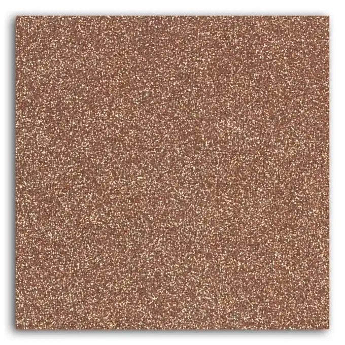 Flexstoff mit Pailletten zum Aufbügeln kupferfarben Markenware