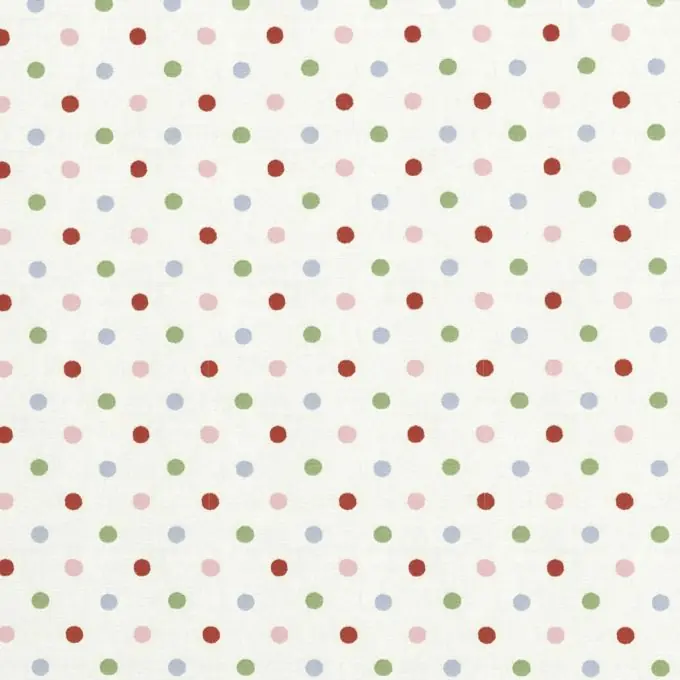 Dicker Baumwollstoff Punkte bunt Expressversand