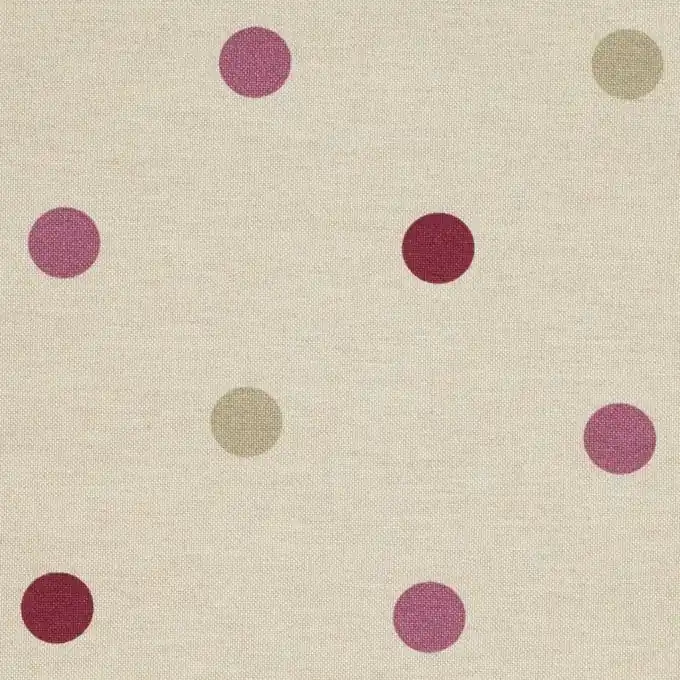 Billig Dicker Baumwollstoff Punkte Extra breit Charly