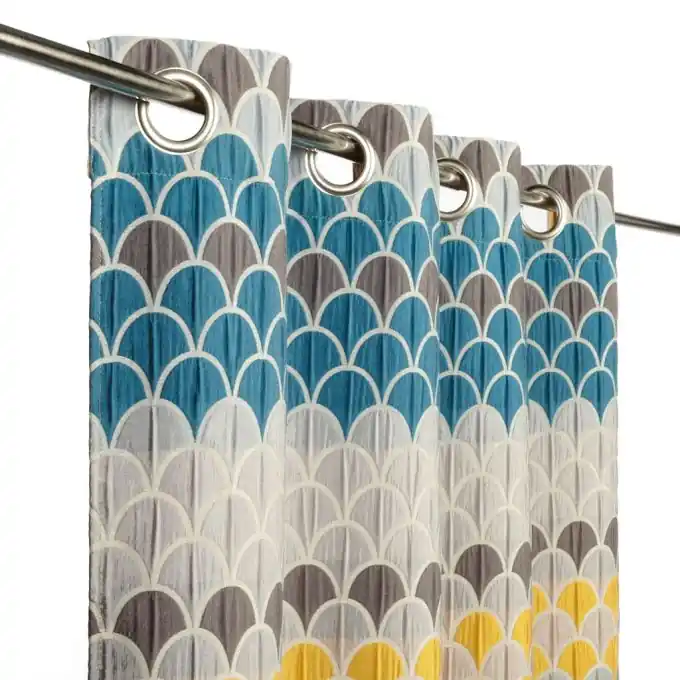 Zertifiziert Vorhang Jacquard Schuppen