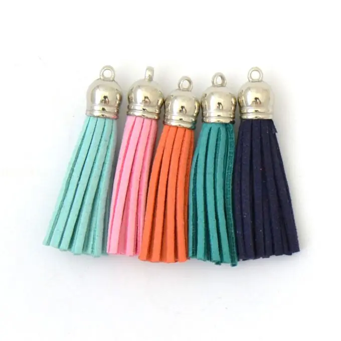 Quasten mit Wildleder-Optik, 3,6 cm Heißes Angebot