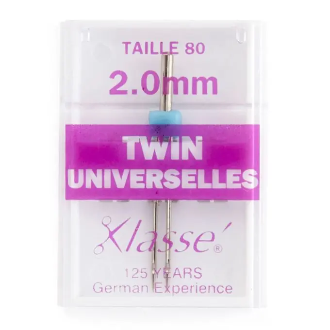 Doppelte, universelle Nadel für Nähmaschine, 80/12, 2 mm Billig