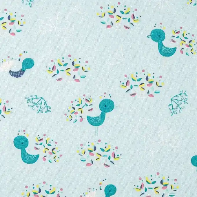 Dicker Baumwollstoff Pfau Rabatt