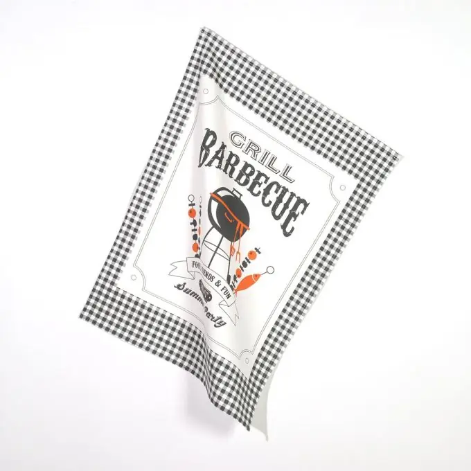 Schnäppchen Set mit 2 Geschirrtüchern Barbecue