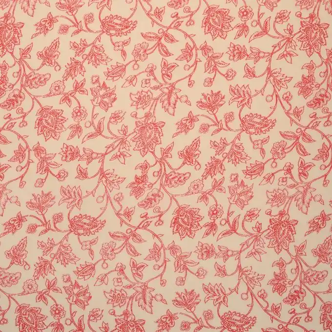 Highlight Viskosestoff Rosa geblümt