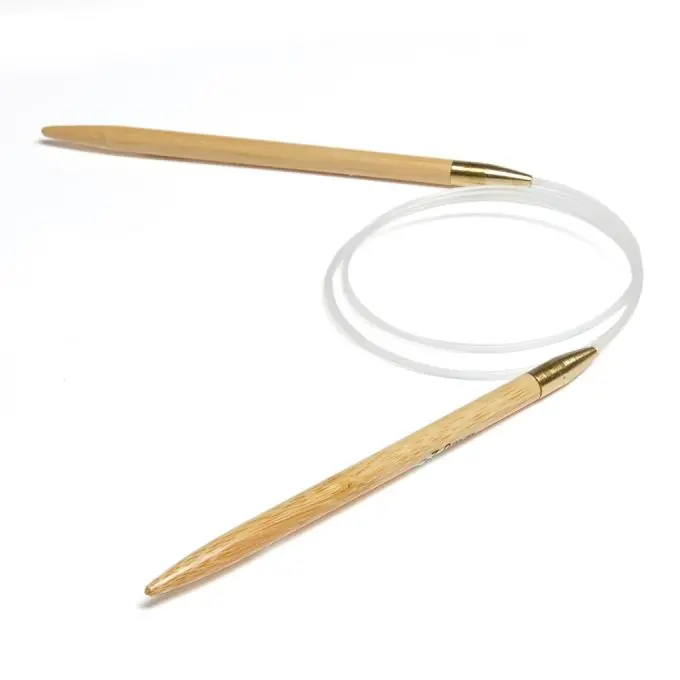 Zertifiziert Rundstricknadeln aus Bambus, 80 cm