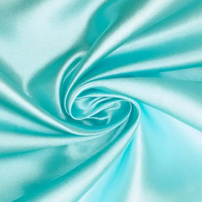 Satinstoff, einfarbig himmelblau Neuheit