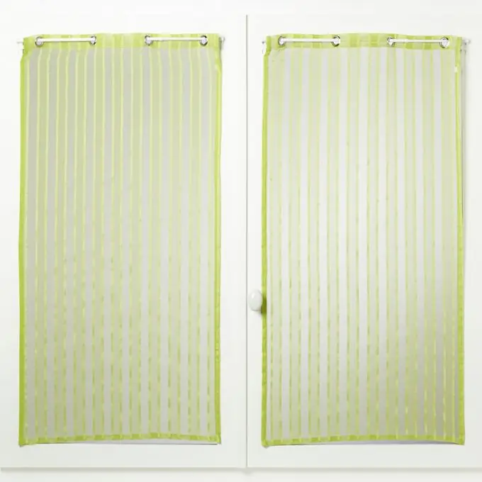 Streifenvorhänge 60×120 cm – Fantaisie Deko Geld-Zurück-Garantie