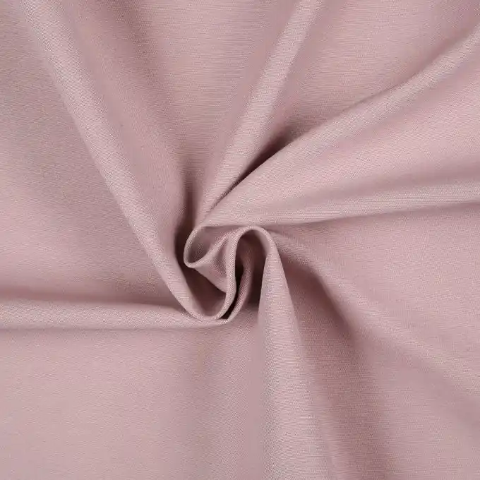 Finale Aktion Einfarbiger Köperstoff aus Baumwolle Serena, rosa