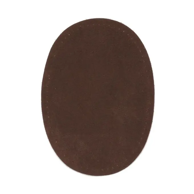 Mengenrabatt Thermoklebende Flicken aus Wildlederimitat – Dunkelbraun