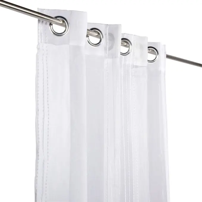 Sichere Zahlung Gardinen-Vorhänge einfarbig, weiß, gestreift