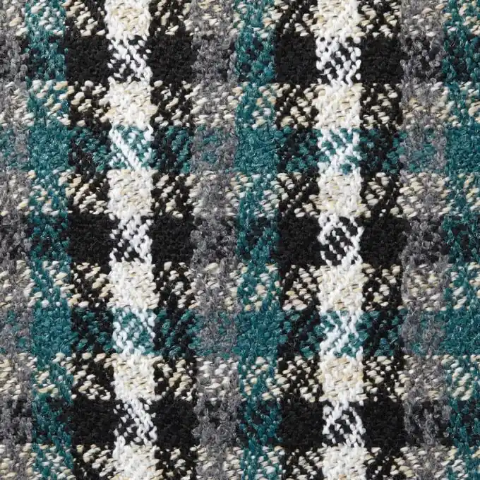 Kariertes Wollstoff-Imitat 145cm Breite Meistverkauft