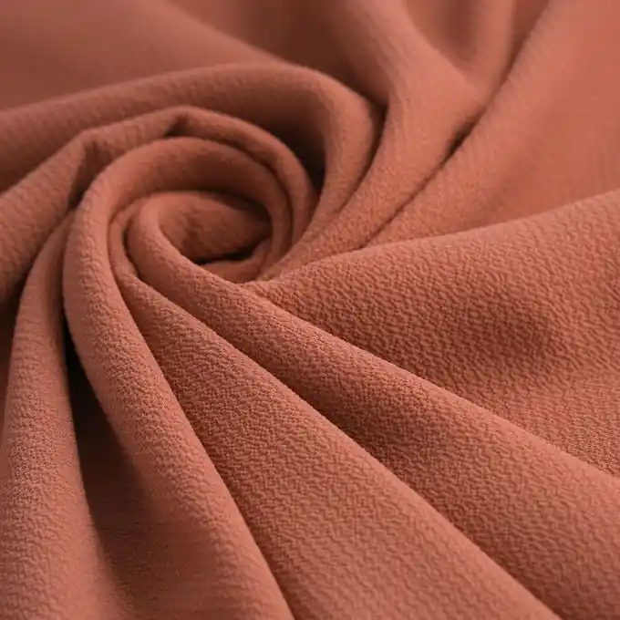 Direkt Vom Hersteller Leichter Crepe-Stoff, einfarbig altrosa