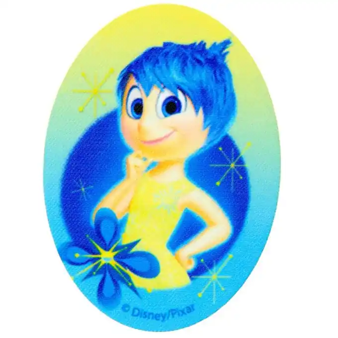 Original Bügelbild Alles steht Kopf