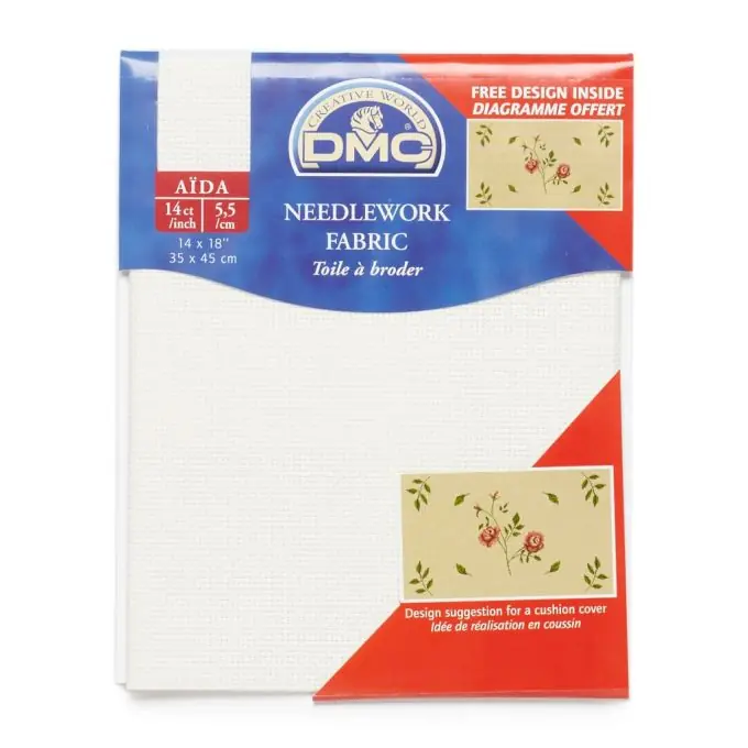 Top-Seller Sticktuch Aida, 5,5 Stiche/cm, 35×40 cm – Beige