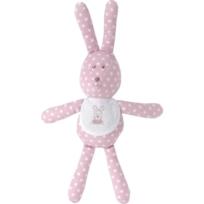 Rosa Stick-Hase Plüschtier 30 cm Preisreduziert