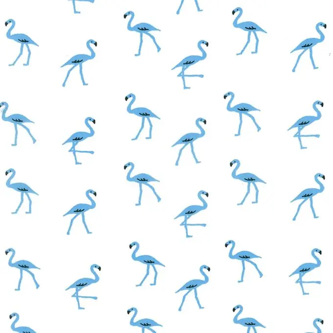 Viskose-Batist Flamingo Limited Edition