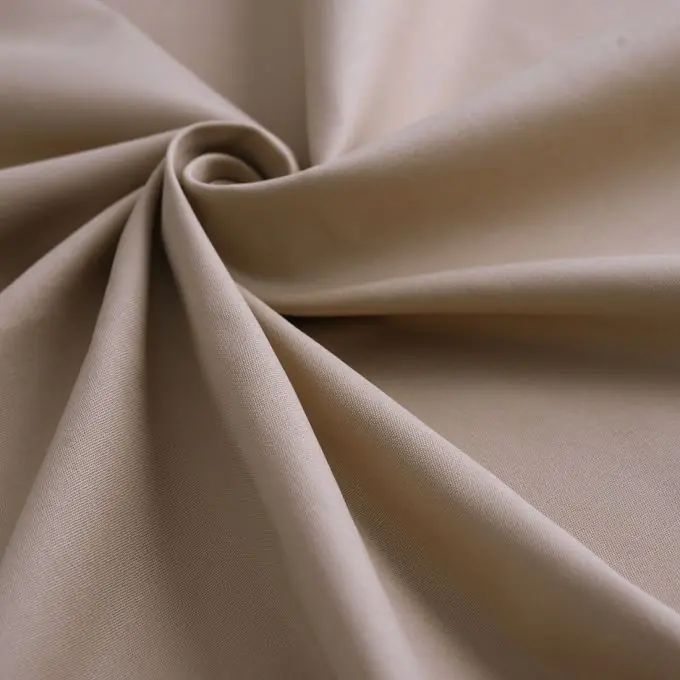 Versand Am Gleichen Tag Baumwoll-Twill, einfarbig beige