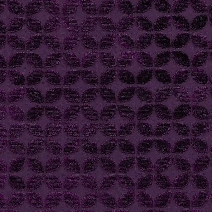 Highlight Jacquard-Samtstoff mit Kugelmotiv, violett