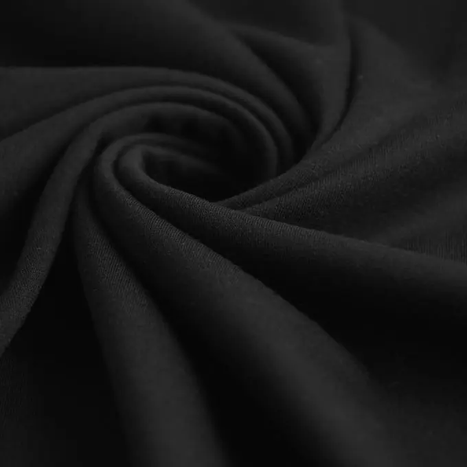 Jersey-Stoff Milano, schwarz Kracherpreis